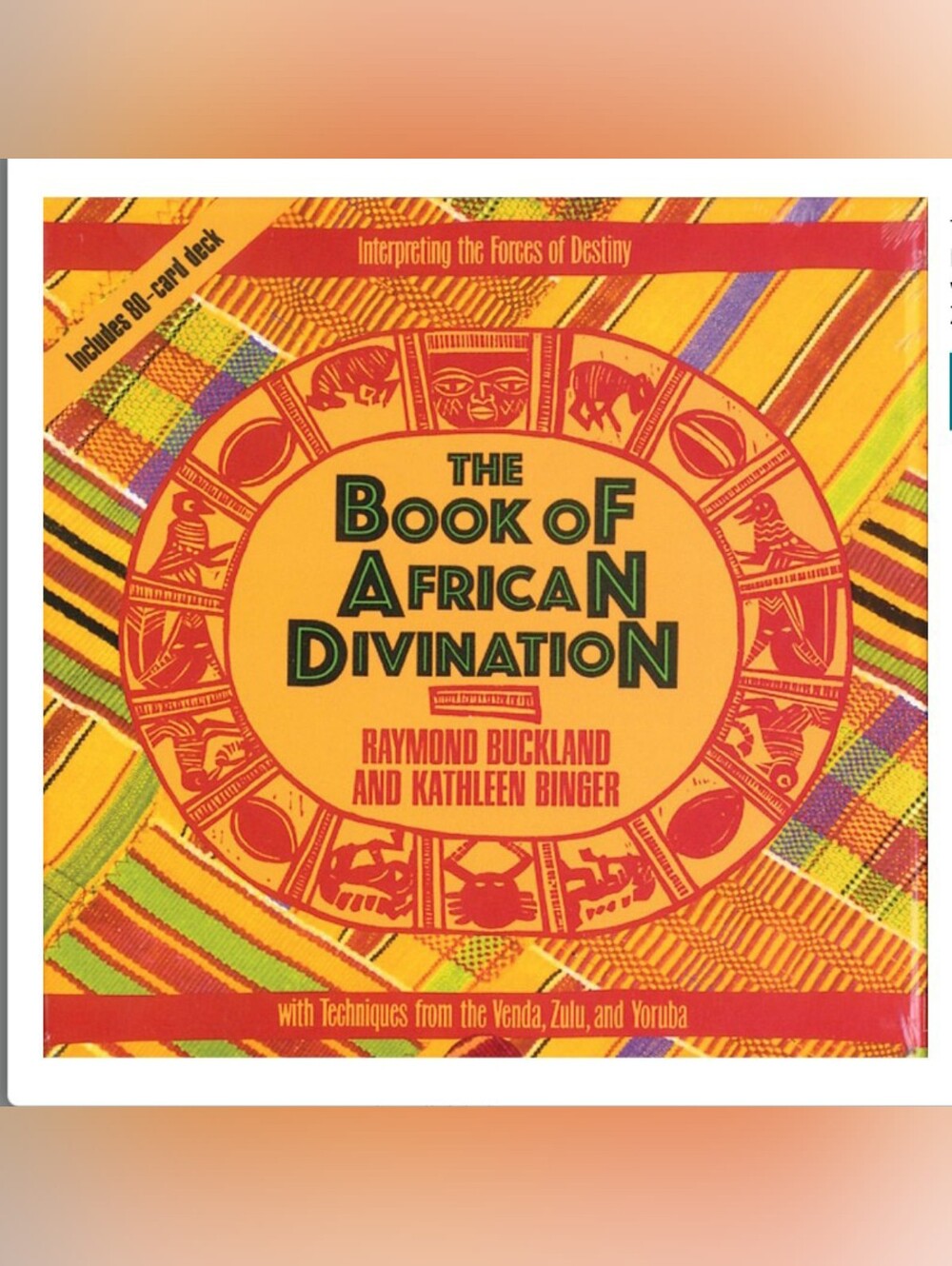 RARE Vintage 1992 The Book of African Divination Box Set With SEALED Card Deck